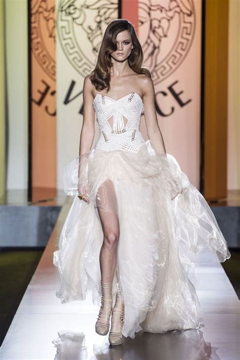 ms jolie's white versace dress|Versace wedding dress.